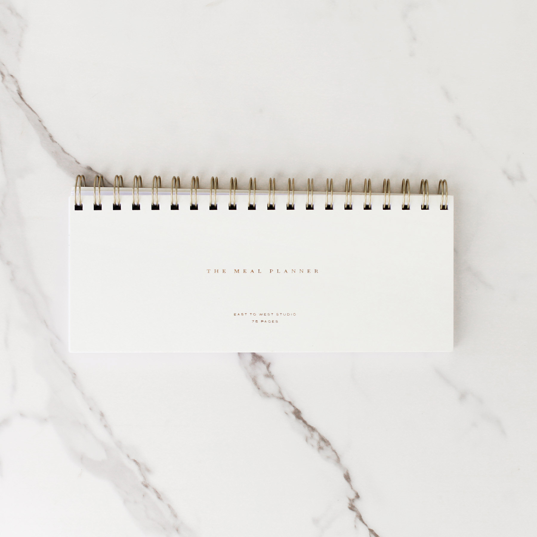 Weekly Meal Planner Notebook
