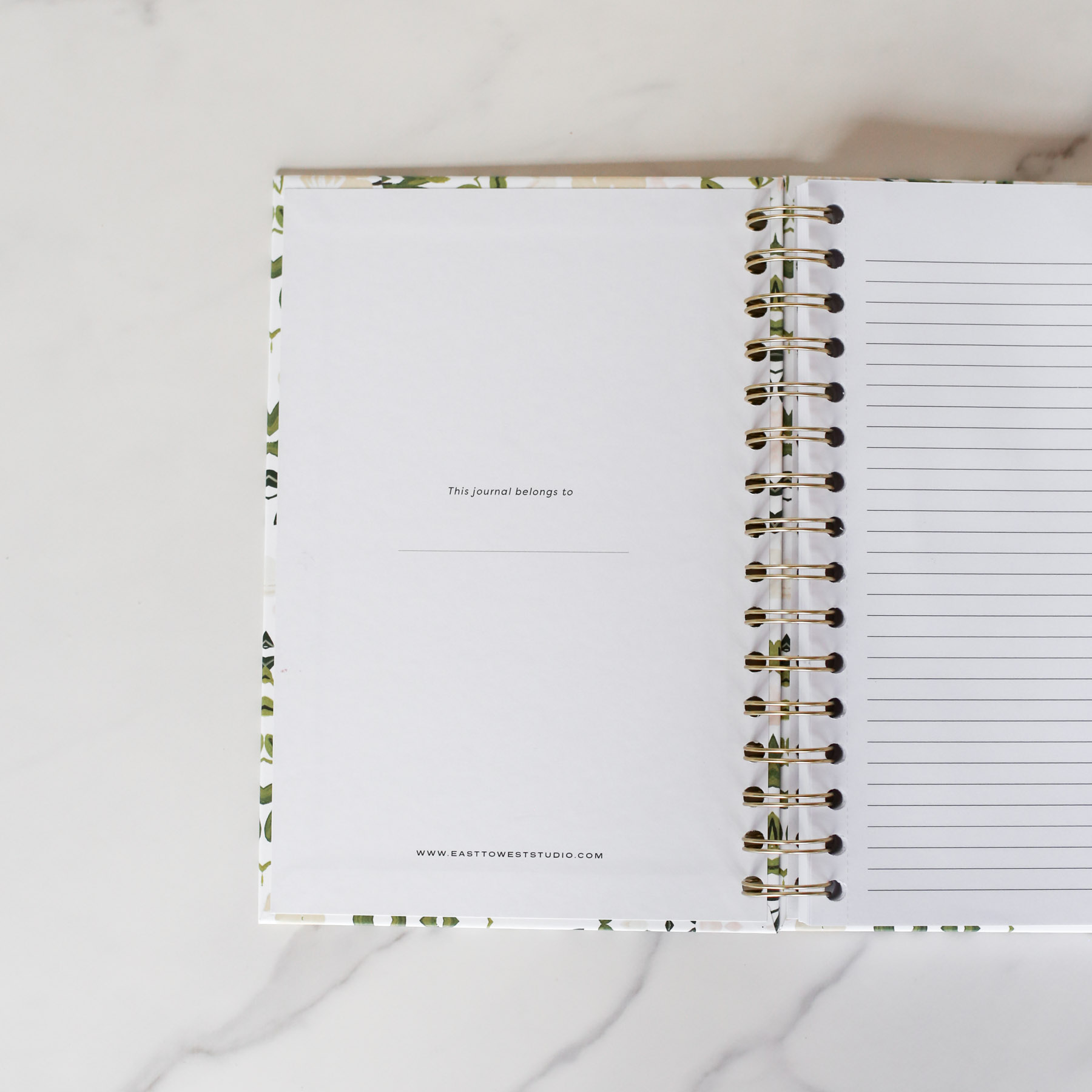 Muted Floral Dedication Page