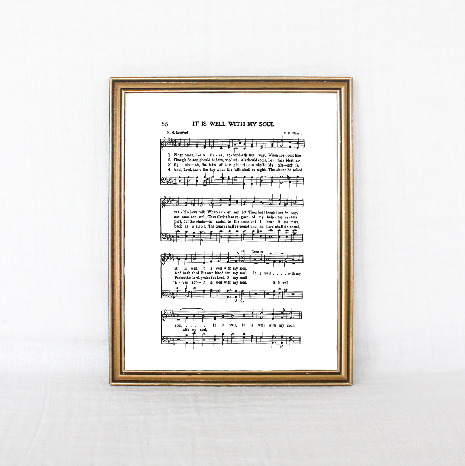 It Is Well With My Soul Hymn Print
