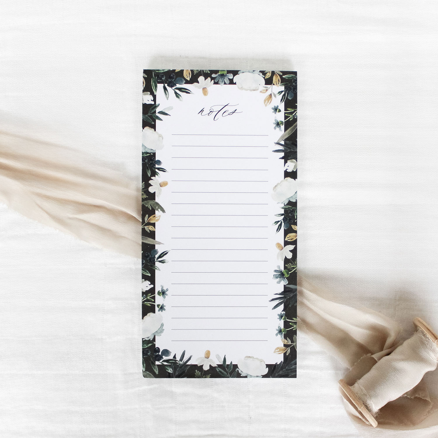 Daisies & Berries Lined Notepad