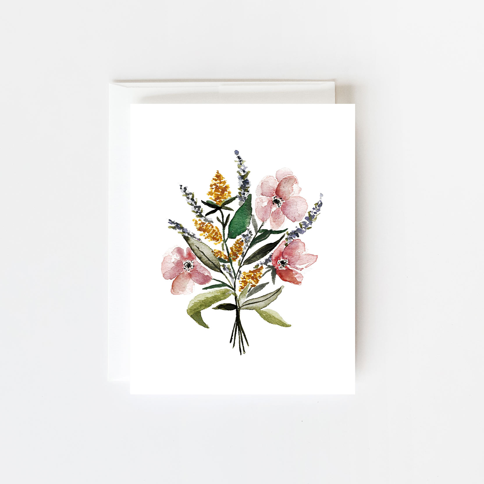 Wildflower Bouquet Greeting Card